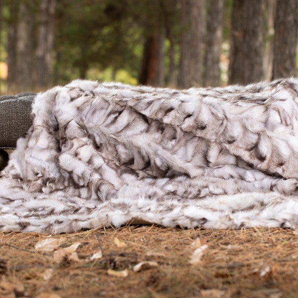 Heavy Fur Blanket Etsy