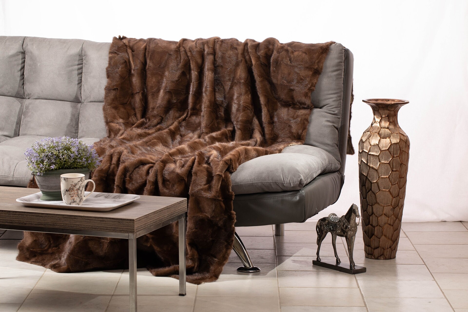 Authentic mink blanket hotsell