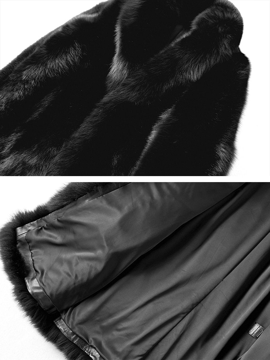 Top Quality Real Mens Fur Jacket/coat Full Skin Jacket Etsy