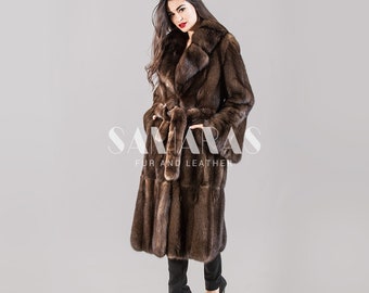 BARGUZINSKY RUSSIAN SABLE long fur coat,sable fur, luxury fur, fur jacket