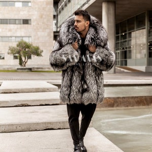 Top Quality Real Mens Fur Jacket/coat, Full Skin Jacket