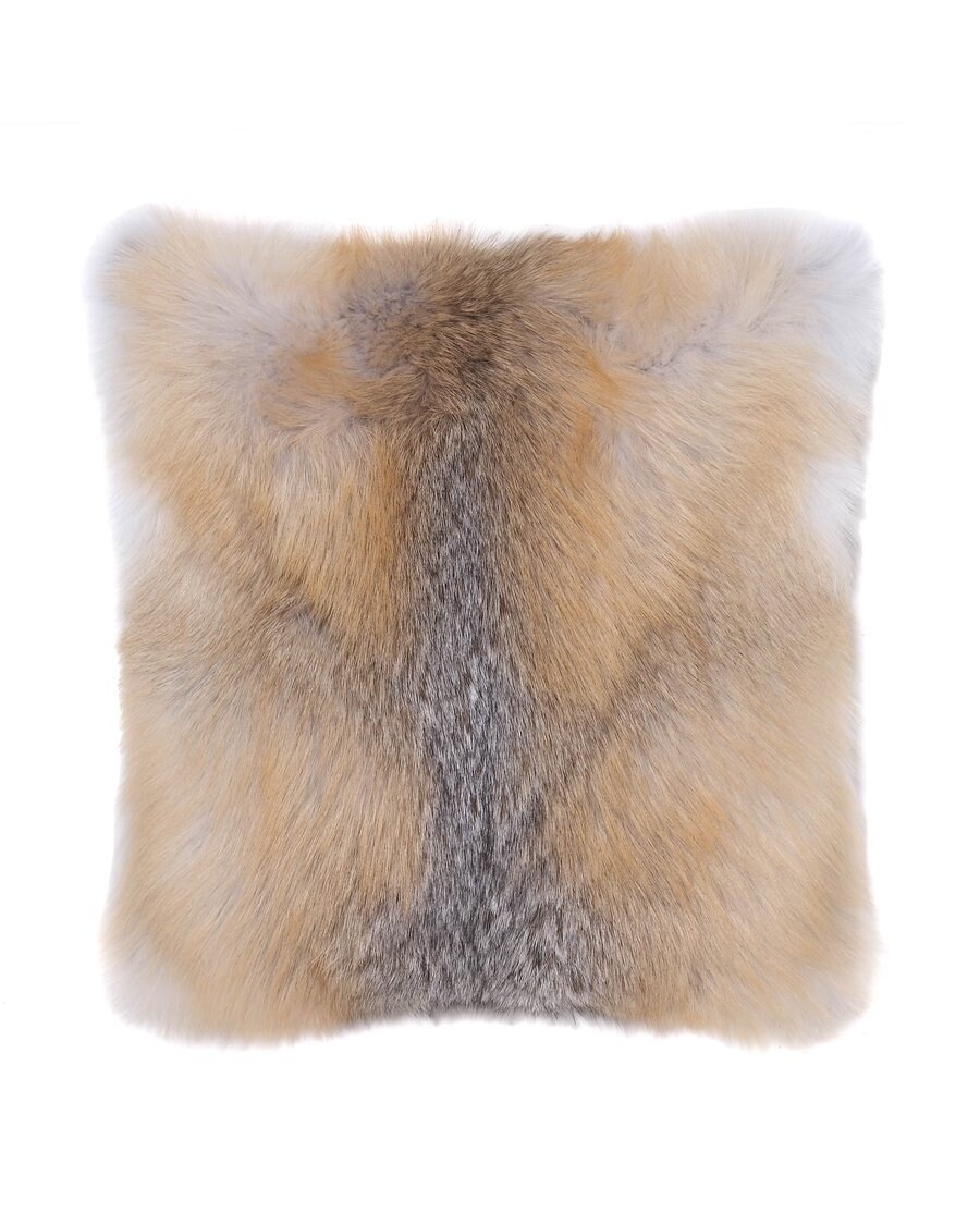 Genuine Full Skin FOX Fur Pillows Setluxury Fur Pillowcases - Etsy