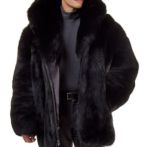 Top Quality Real Mens Fur Jacket/coat Full Skin Jacket - Etsy