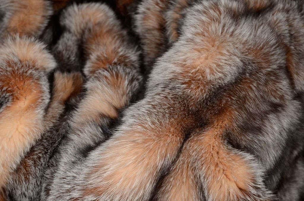 Real Full Skin Fox Fur Throwfur Blanketfox Blanket Fox Fur Etsy