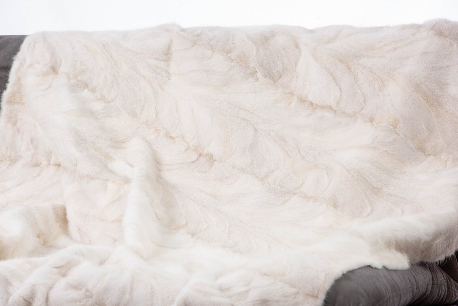 5stars White Real Mink Fur Throw Fur Warmer Fur Comforter Etsy
