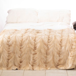 Top quality Real Mink fur throw, fur warmer, fur comforter, fur rug