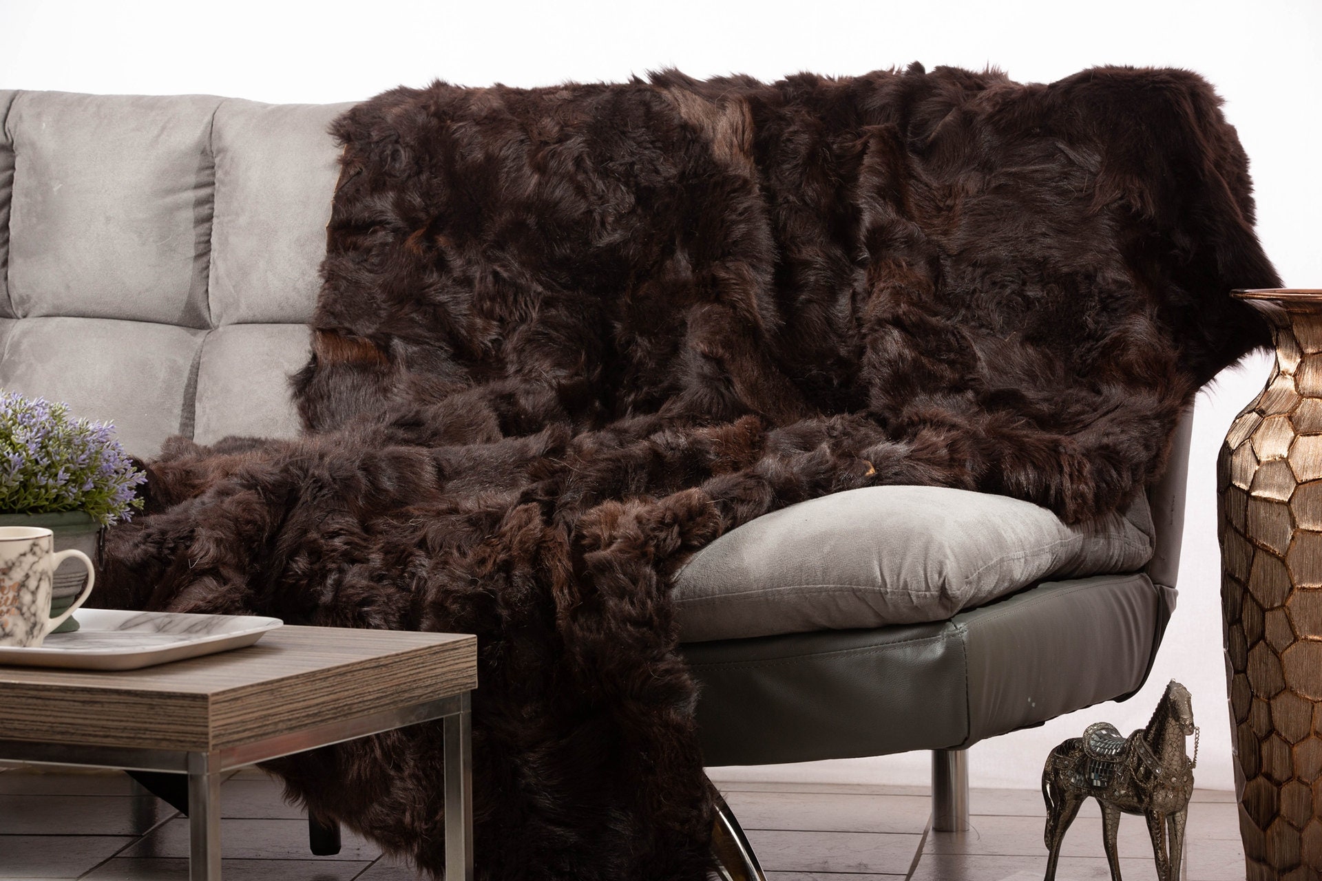 Real Spanish Sheepskin Fur Throw Fur Warmer Fur Comforter - Etsy