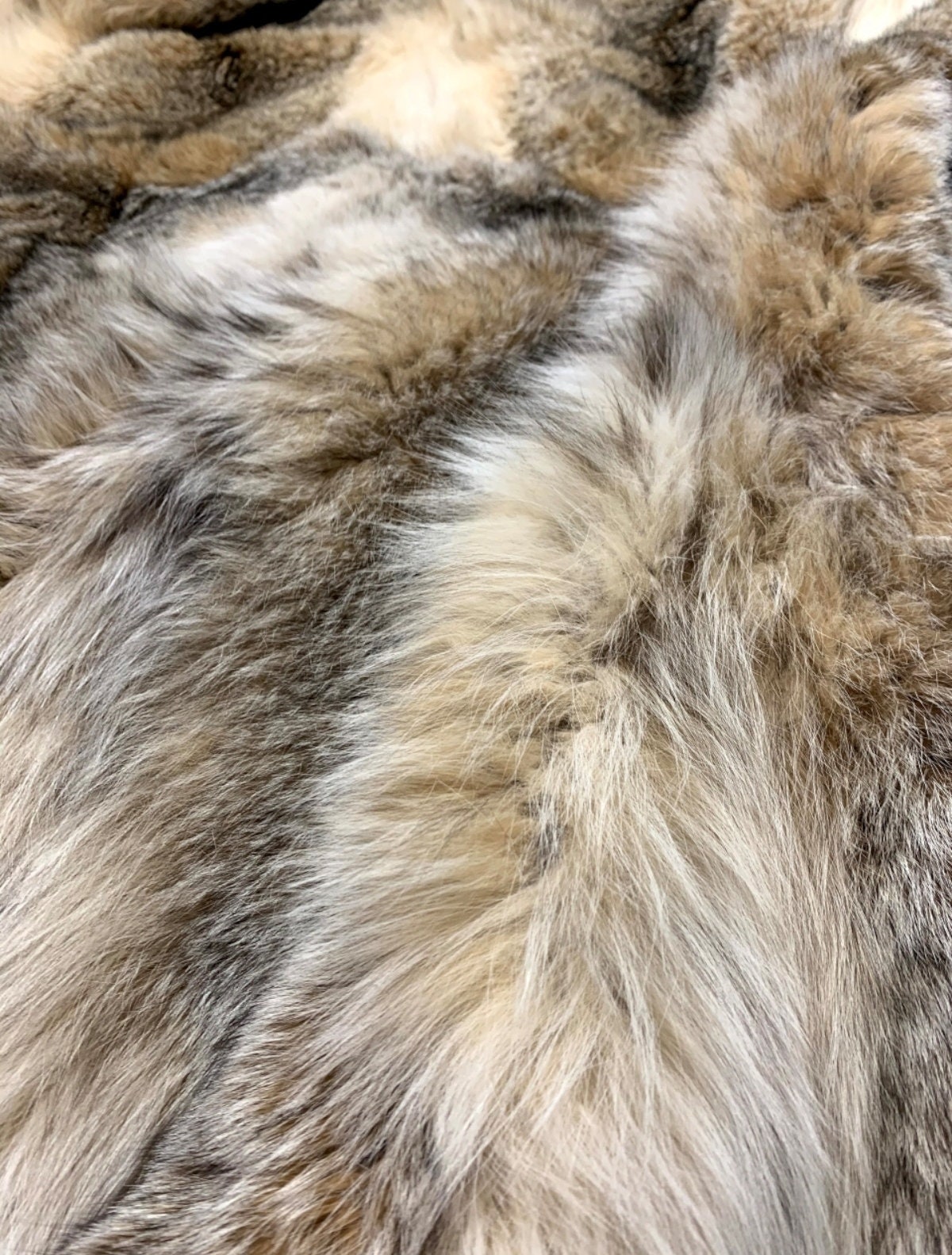 5stars Real Canadian Lynx fur throw/blanketluxury cashmere | Etsy