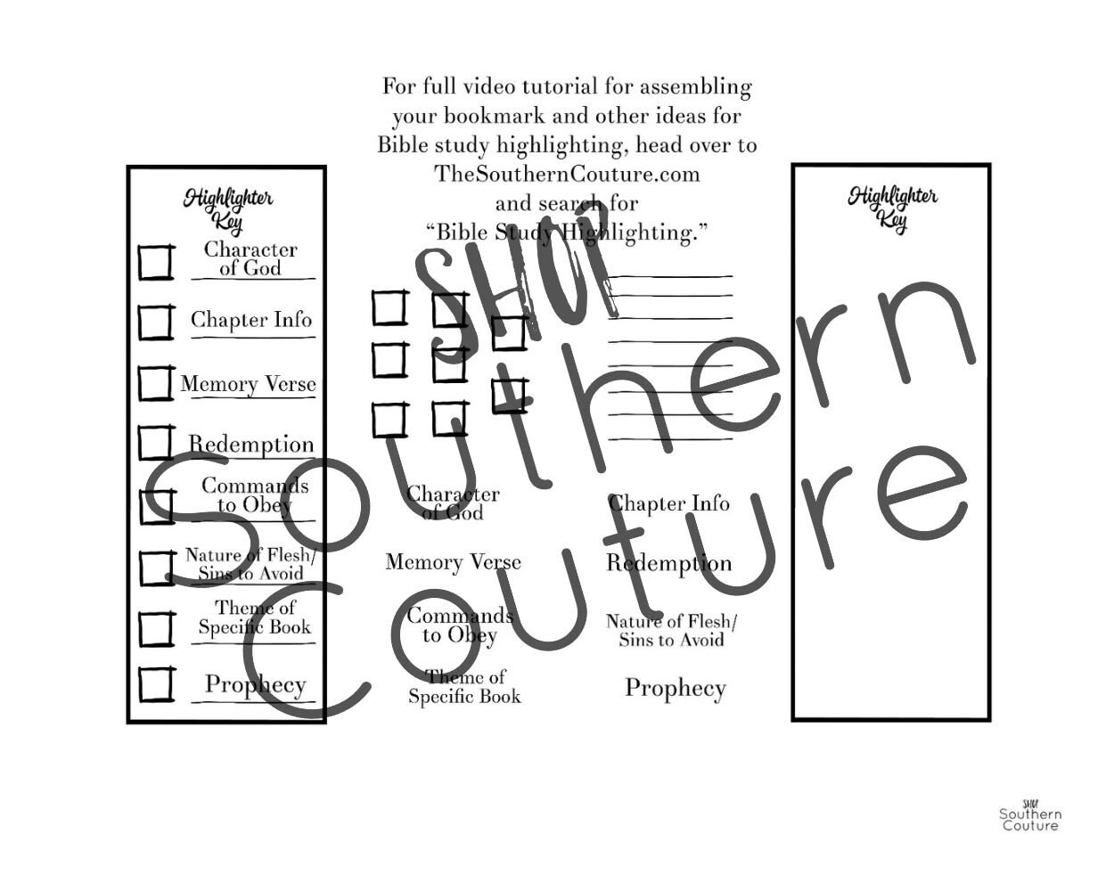 Bible Study Kit: Bible Journaling // Printable Stickers // Faith ...