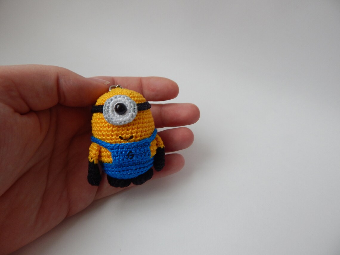 Pattern Minion Crochet Toy key chain Amigurumi Etsy