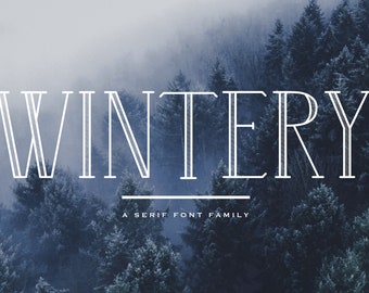 Wintery - A Serif Font Family
