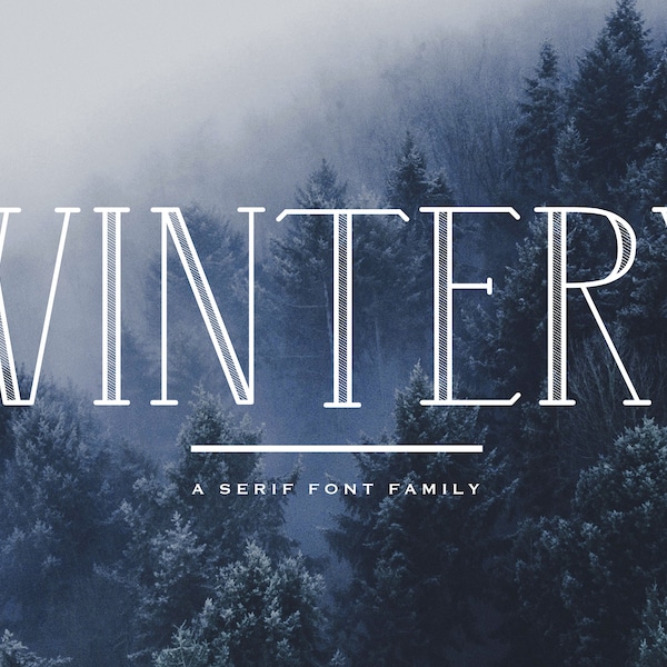 Wintery - A Serif Font Family