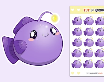 Angler Fish Sticker Sheet
