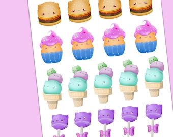 Food Sticker Sheet