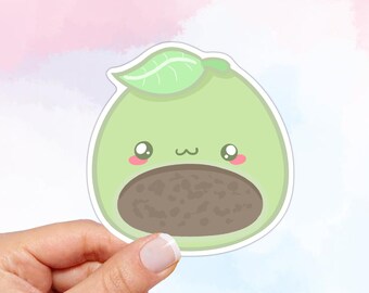 Matcha Mochi Vinyl Sticker: Waterproof Kawaii Art