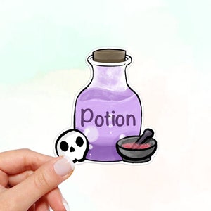 Potion Vinyl Sticker, Waterproof Sticker, Laptop sticker, Car sticker, Macbook sticker, Water bottle sticker, Halloween Sticker