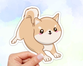 Shiba Inu Sticker Pack, Kawaii Stickers, Cute Matte Stickers - Etsy