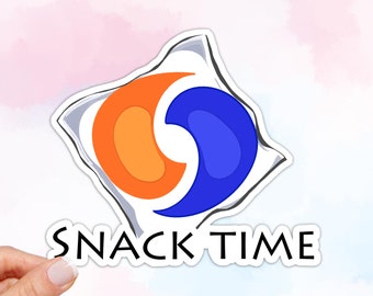 Tide Pod Meme Sticker: Snack Time, Waterproof Vinyl Decal