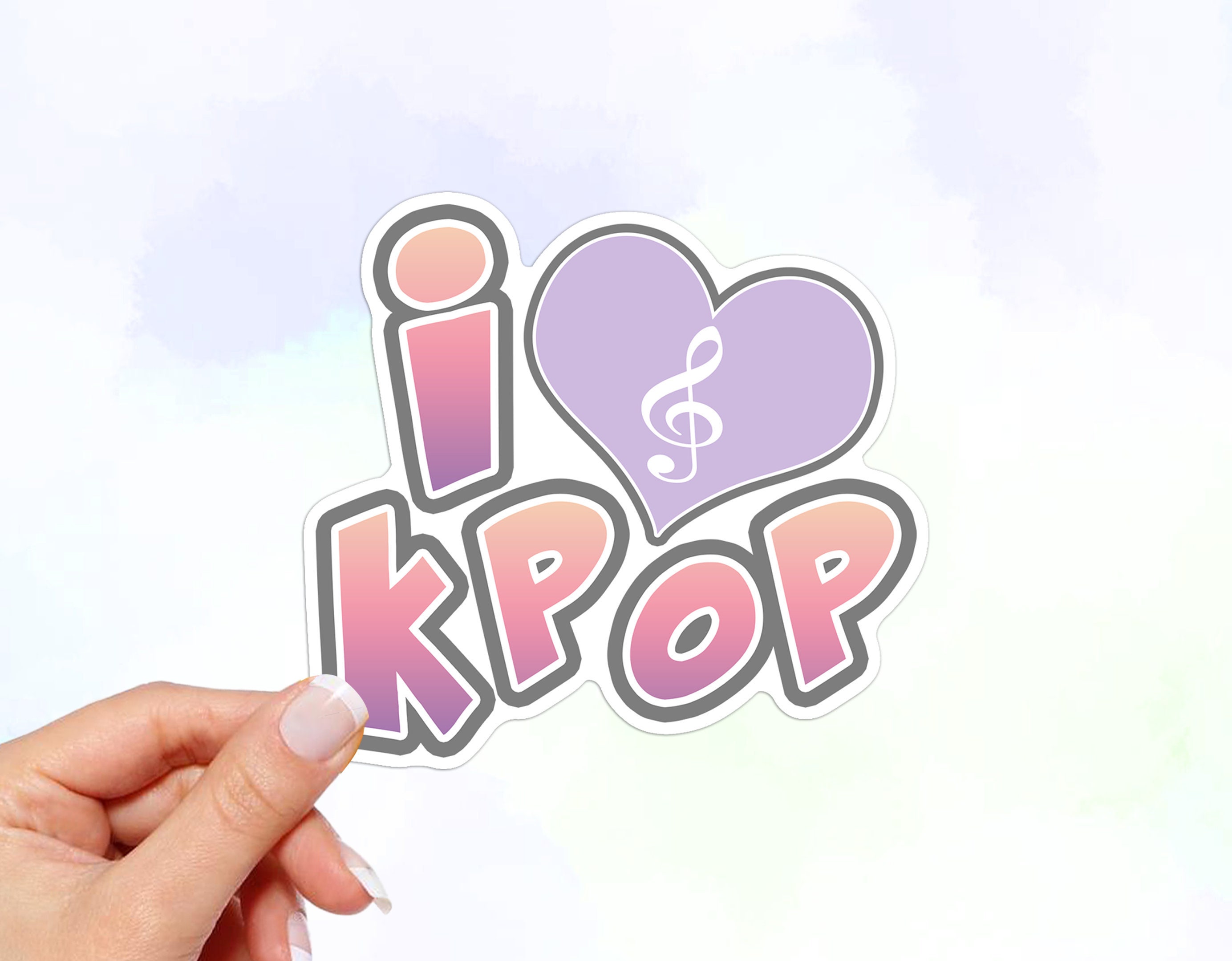K Pop Vinyl Sticker Kpop Sticker | Etsy