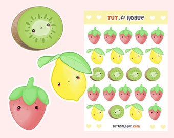 Fruit Stickers Sheet