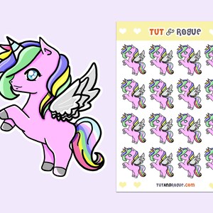 Unicorn Sticker Sheet