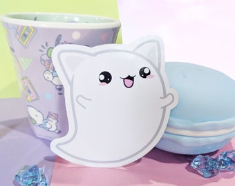 Cat Ghost Magnet