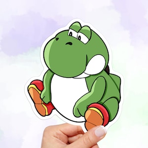 Fat Yoshi Meme Sticker: Waterproof Vinyl Decal