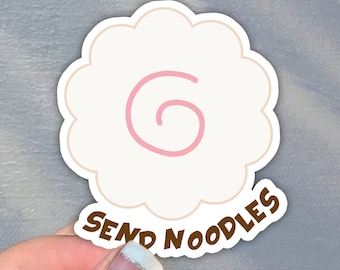 Ramen Narutomaki Vinyl Sticker: Waterproof Laptop Decal