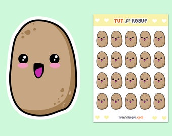 Potato Sticker Sheet