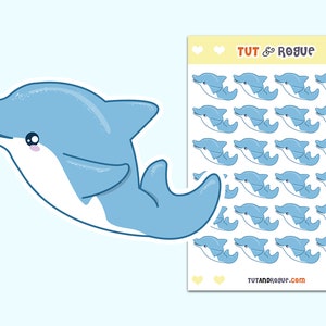 Dolphin Sticker Sheet