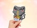 Ramen Vinyl Sticker, Cat Stickers, water bottle stickers, laptop stickers, vinyl stickers, kawaii stickers, Stickers Laptop