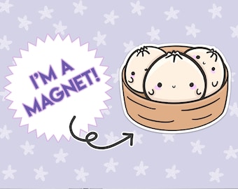 Dumplings Magnet: Kawaii Kitchen Decor