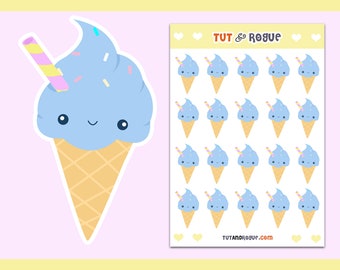 Ice Cream Sticker Sheet