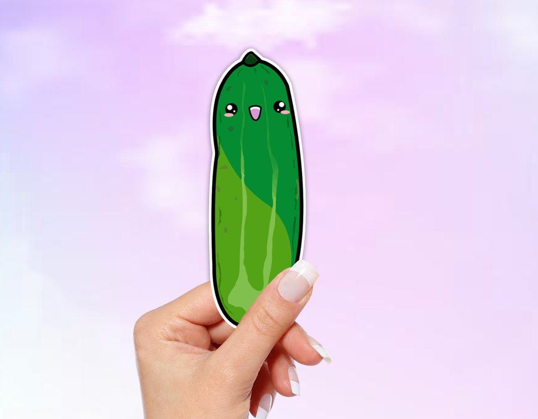 Fishing Craft Accessories 50 Pcs Pickle Cartoon Stickers - Waterproof Vinyl Decals For Laptops & Water Bottles Vinyl Stickers