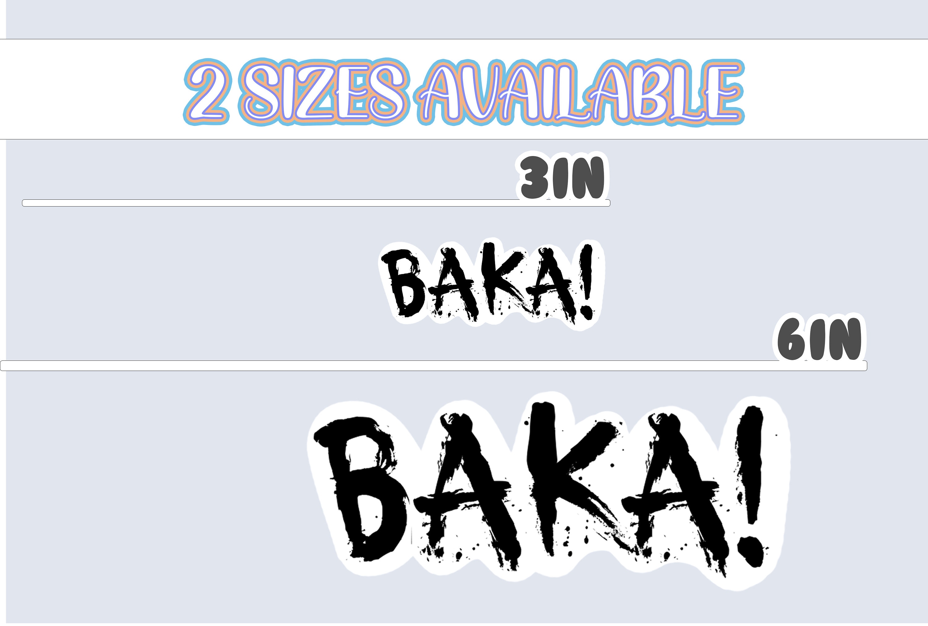 Baka Vinyl Sticker: Waterproof Laptop/car Decal - Etsy
