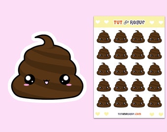 Poop Sticker Sheet
