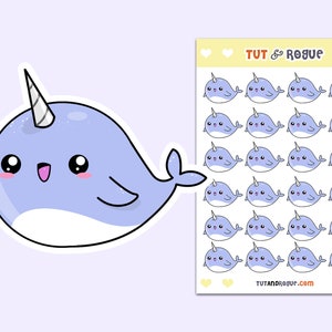 Narwhal Sticker Sheet