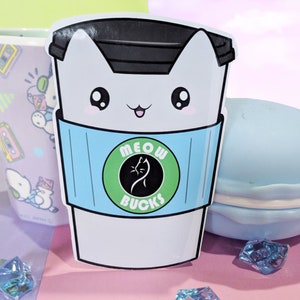 Cat Latte Magnet