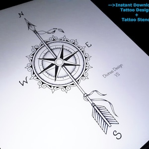Reloj con flecha tatuaje new arrivals