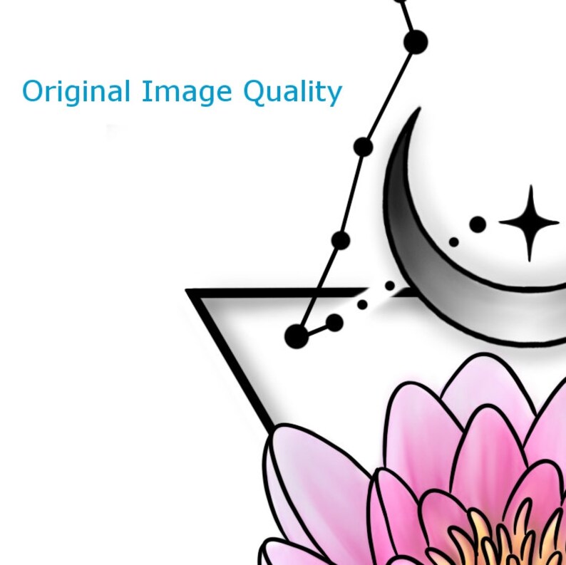 Pisces Horoscope Flower Tattoo Tattoo Design and Tattoo Etsy