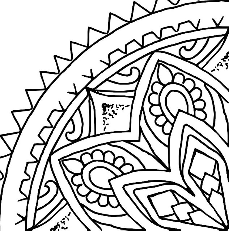 Feminine Polynesian-Maori Mandala Tattoo Design and Stencil | Etsy