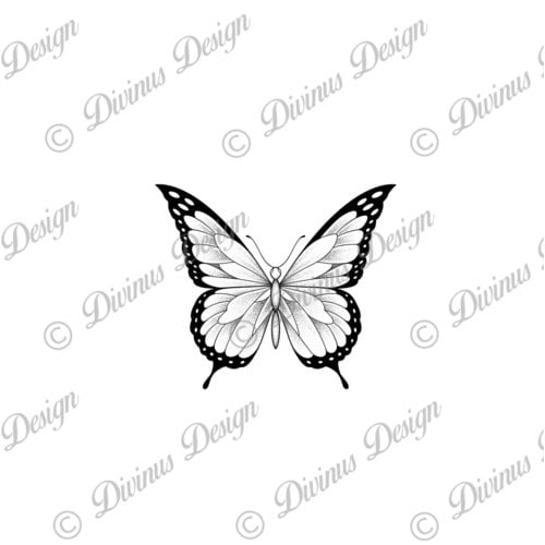 Butterfly Tattoo Design and Stencil Butterfly Tattoo - Etsy