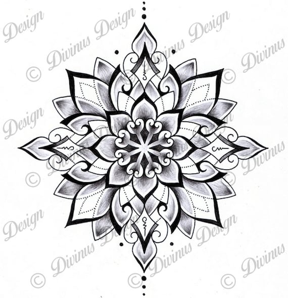 Onwijs Tribal Geometric Mandala Tattoo Design and Stencil Instant | Etsy TD-23