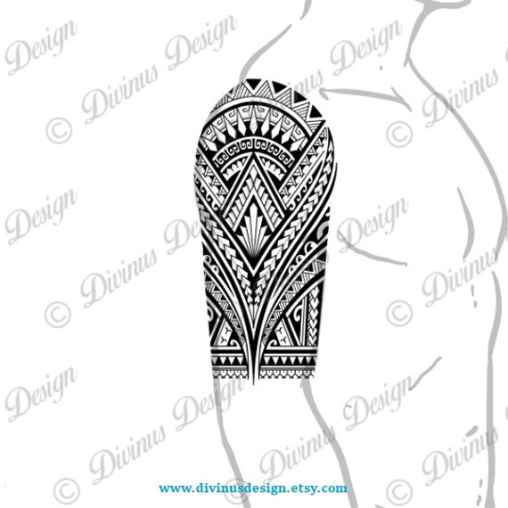 Polynesian Tattoo design, Practicing a different style as I am used to  drawing Tribal Tattoo designs | Behance :: Behance
