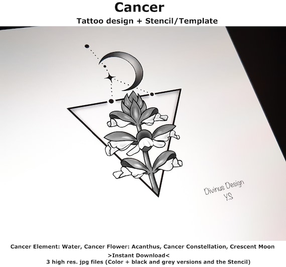 Cancer moon @gentle.rebel.tattoos . . . . . #cancerseason #moon #astrology  #tarot #crab #blackwork #fineline | Instagram