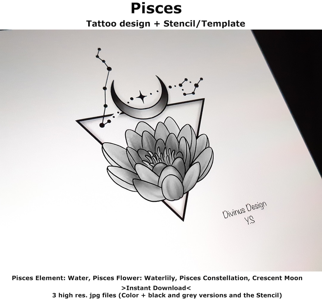12 Elegant And Creative Pisces Tattoo Design Ideas