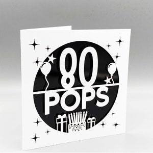 Personalised 60th Birthday Card For Women Custom 60th Birthday Card For Men 60th Greeting Card Papercut 60th Birthday Lasercut 60th Gift Black Mirror