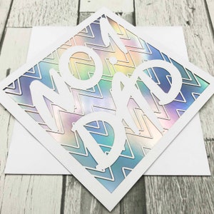 Vatertagskarte, Vatertagskarte von Tochter, Vatertagsgeschenke, No.1 Dad Card, Happy Fathers Day Card, First Fathers Day Card