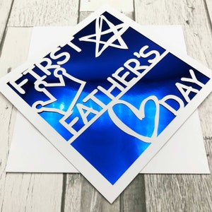 Vatertagskarte, Vatertagskarte von Tochter, Vatertagsgeschenke, No.1 Dad Card, Happy Fathers Day Card, First Fathers Day Card