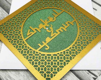 Personalised Muslim Wedding Card, Muslim Wedding Gift, Islamic Wedding Gift, Muslim Gifts, Islamic Wedding Card, Muslim Bride Gift